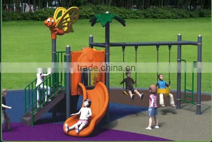 kindergarten playground equipment outdoor swing set and slide