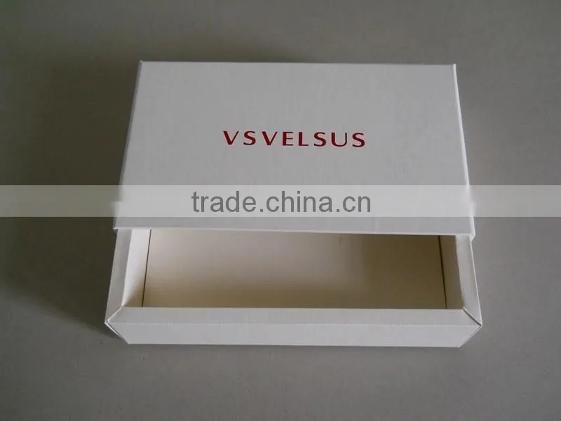customized printing kraft paper two pieces drawer box