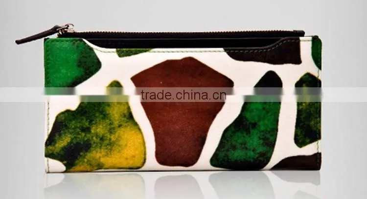 High quality animal pattern leather wallet