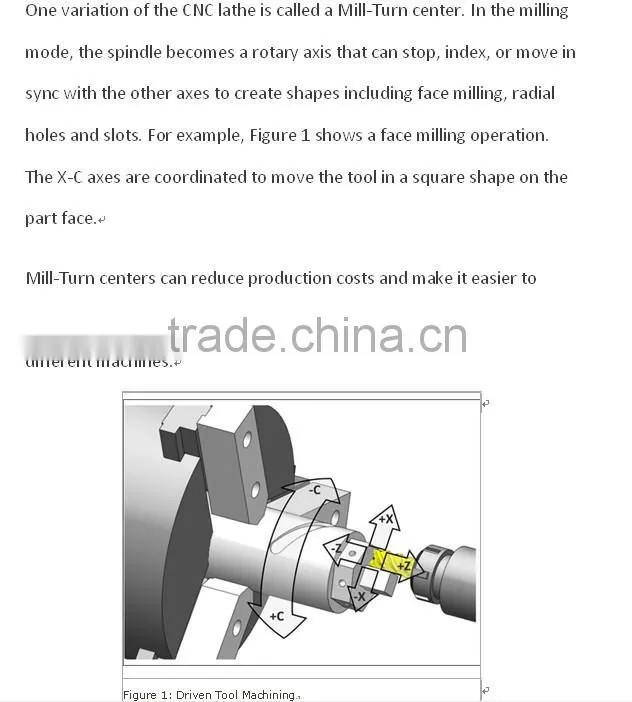 TCK-45LS CNC Slant bed lathe machine tool with power tool