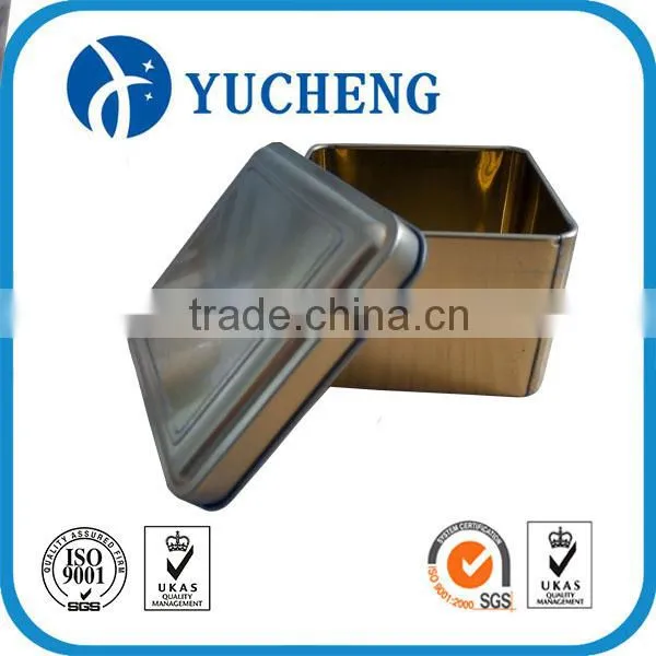 Chinese wholesale food grade metal square tin can