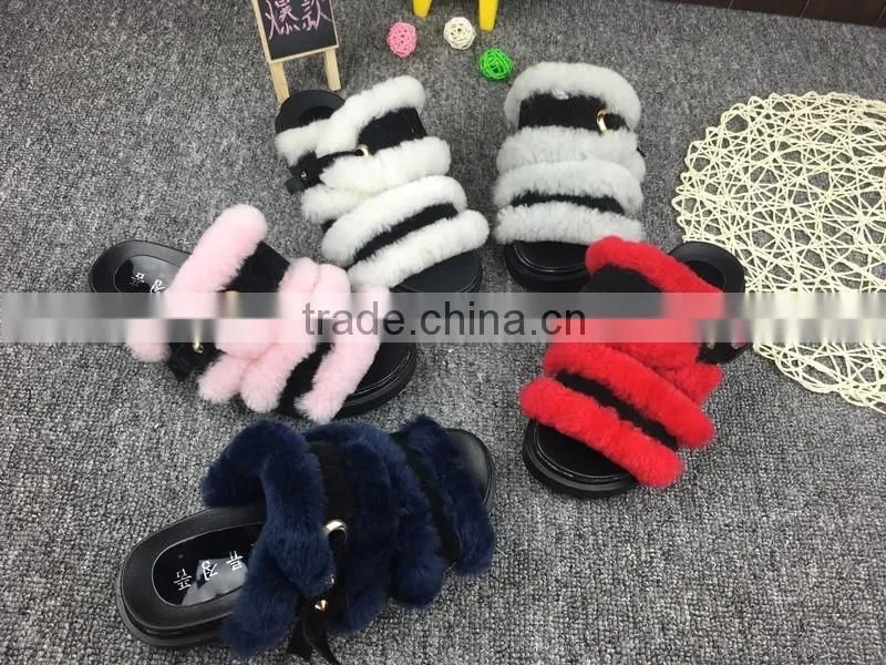 warm winter slipper, high quality fur slipper, comfortable indoor slipper