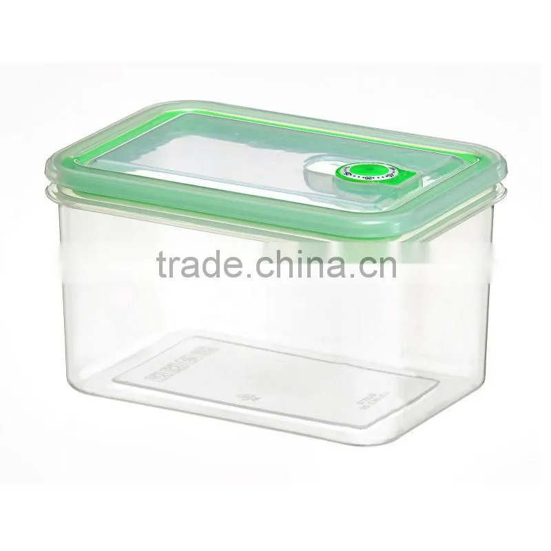 1600ml BPA free rectangle plastic lunch box GL9012-S