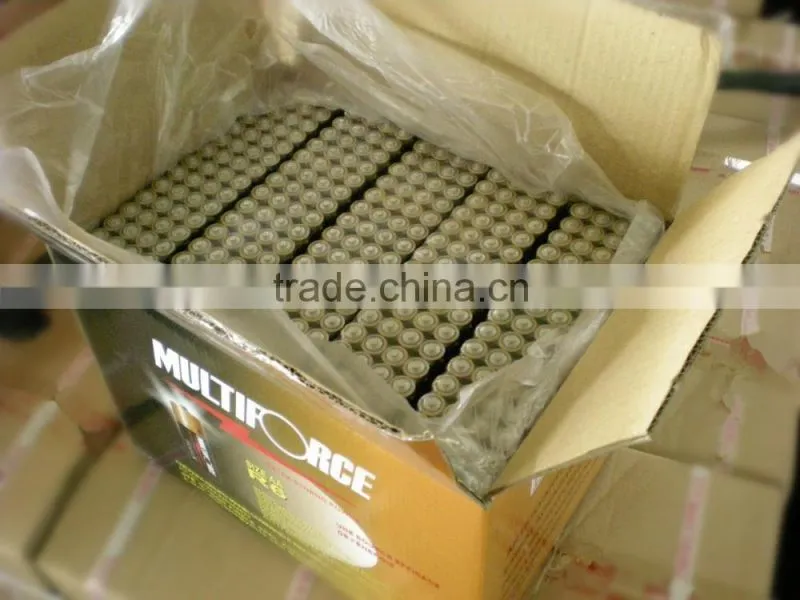 2016 factory supply new product 4 PACK multiforce Shrink Wrap 1.5v um3 battery aa size battery FOR torch light