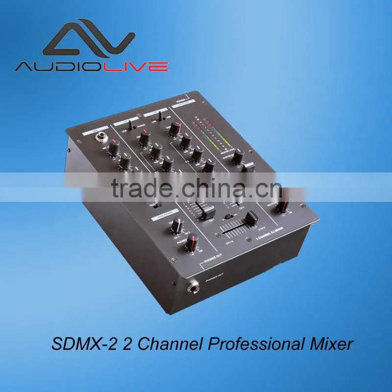 2 channel professional USB mixer/USB MP3 player dj mixer