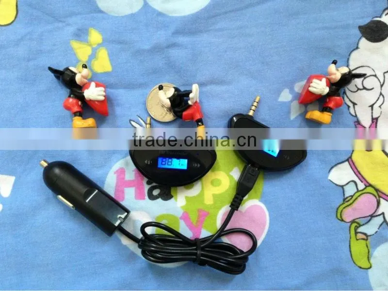 Mini FM Transmitter with LCD-Display for iphone 5