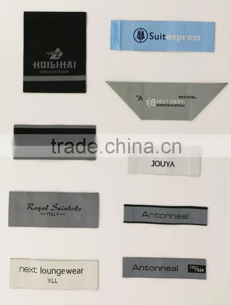 Custom Woven Clothing Label with 20 Years manufactory Experience