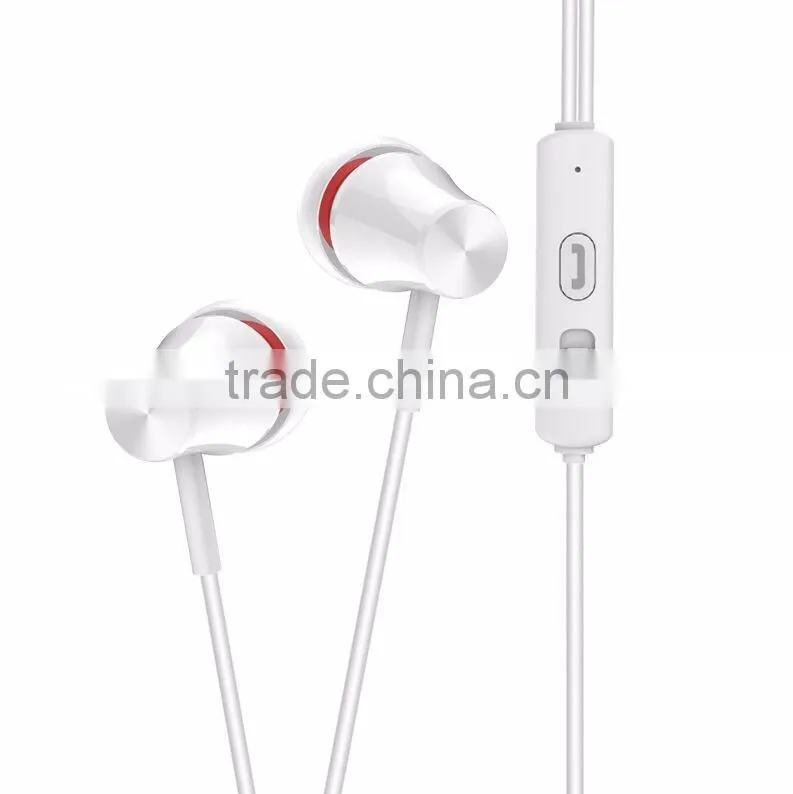 Unique New Black White hot selling good quality Audio stereo in ear earphone
