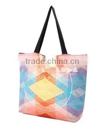 Fresh style of literature and art canvas bag