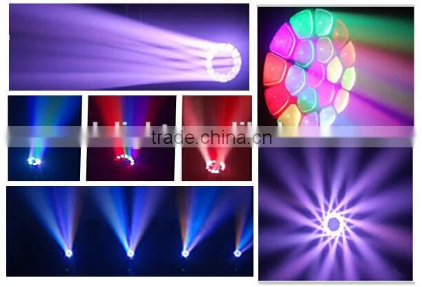 Newest hot selling big bee beam moving head 19*15w rgbw 4 in 1 led stage light moving head stage light