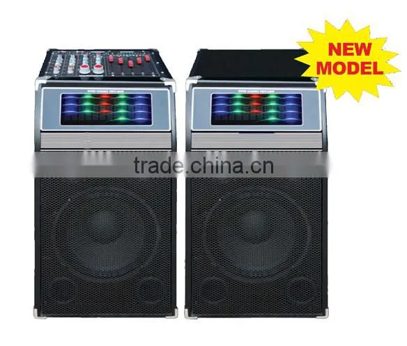 10 inch indoor active stage speaker system with display
