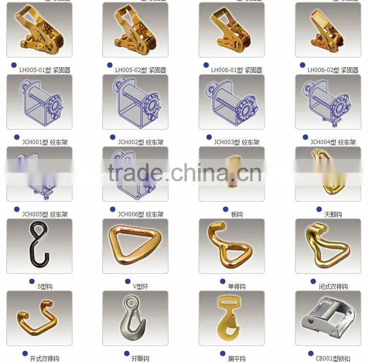 50mm Heavy Duty Ratchet Lashing Cargo Strap