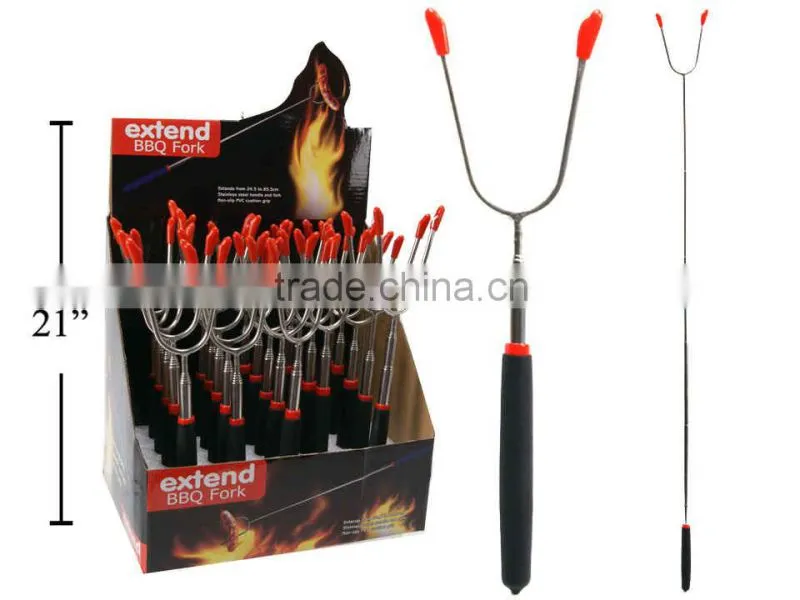 Telescopic bbq Fork