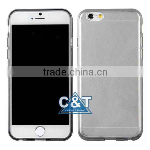 C&T Ultra thin new tpu transparent phone case for iphone6 plus
