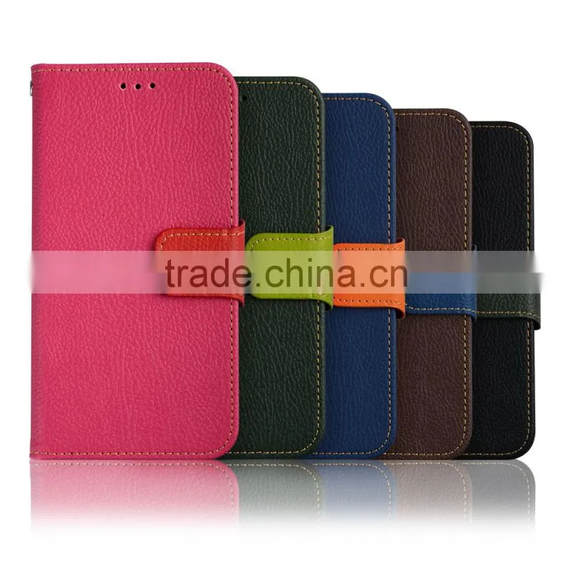 C&T Magnetic Wallet Card Flip Synthetic Leather TPU With Stand Cover Case For Samsung Galaxy S6
