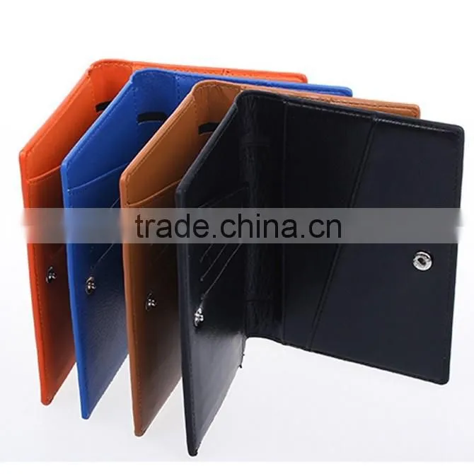 Leather wallet Passport Cover Travel Cover Passport Id Card Holder