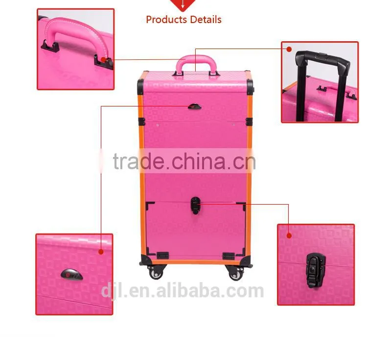Sunrise Hot Sale Brand Hairdresser Professional Travelling Hairdresser Trolley Case