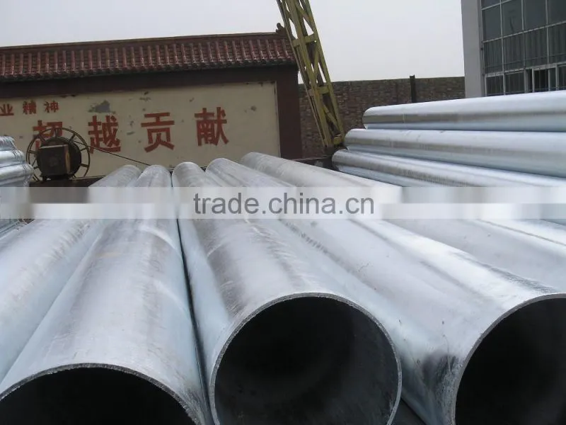 thick wall round galvanised seamless steel tube 35