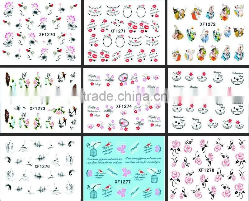 2014 newest Environment Friendly super thin real nail polish sticker