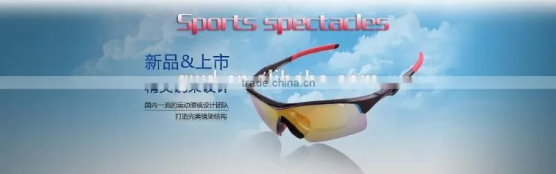 Wholesale custom outdoor polarized sports sunglasses /Bicycle Cycling glasses 2016