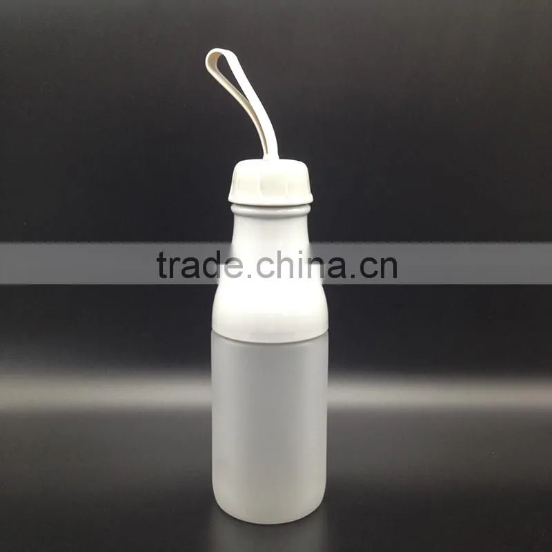 HOT sales! plastic water bottles with two openings BPA free cups