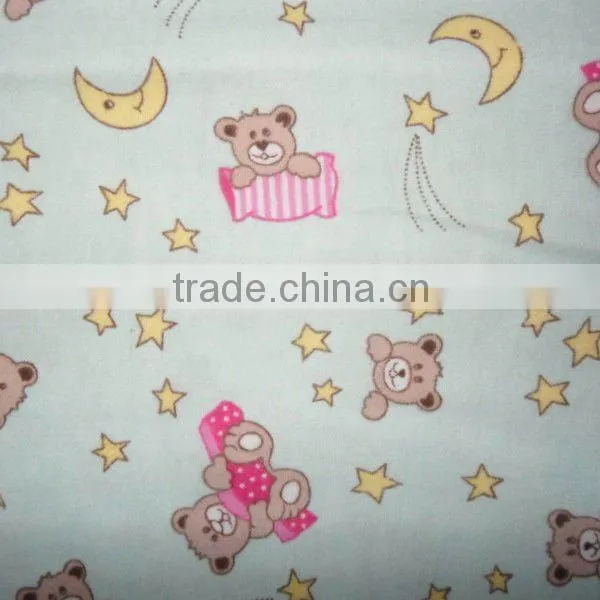 Custom flannel fabric printing for Baby Wear