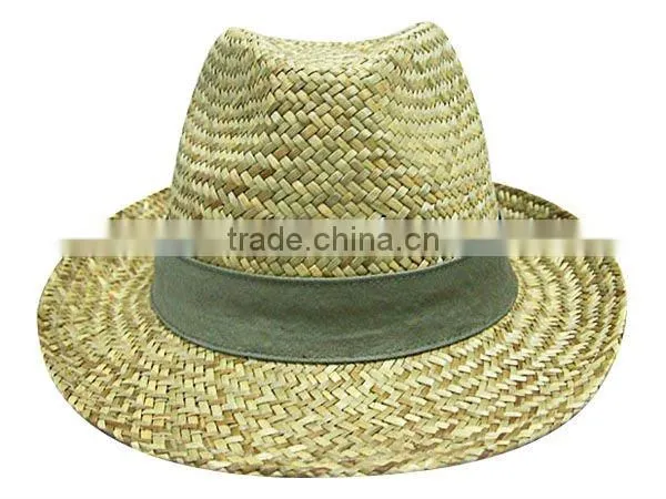 Khaki man straw cap