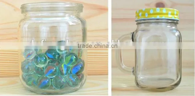250ml beverage bottle with metal lug cap glass water bottle