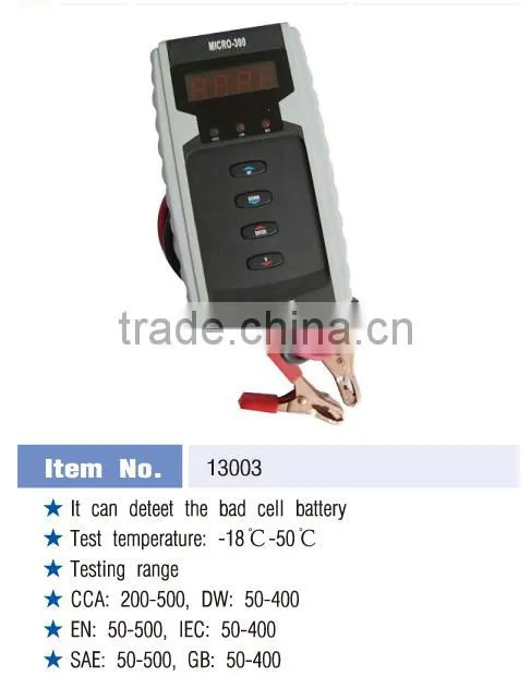 Battery Tester For Motorcycle And Yacht