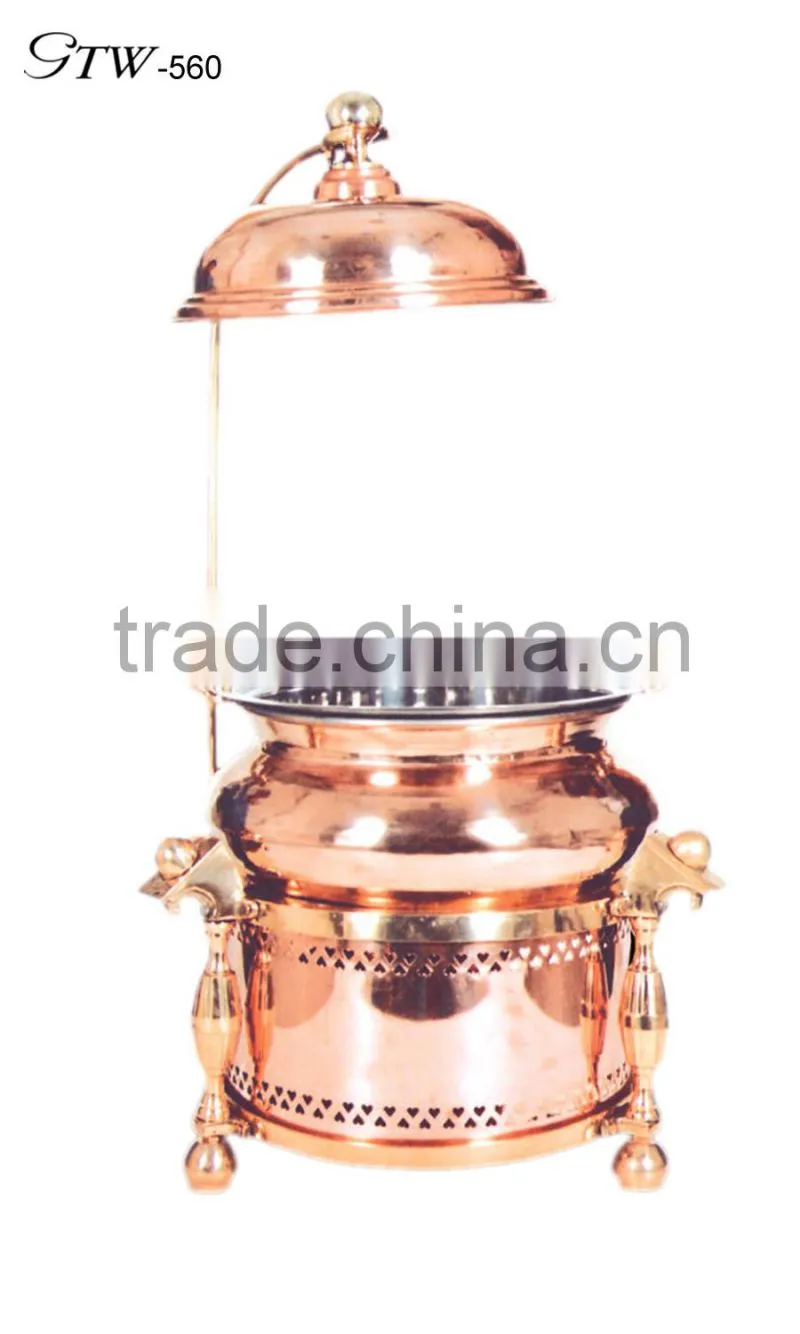 wholesale stainless steel 2 tiers chaffing dish buffet food warmer