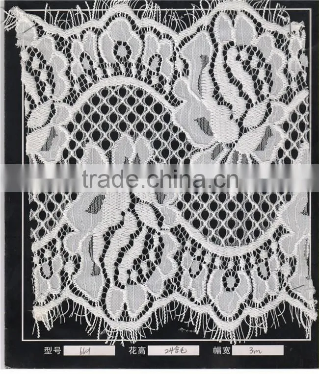 19cm Elegant Eyelash Lace Trimming For Dress