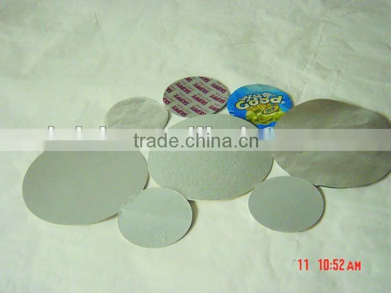 High quality custom printed laminated aluminium foil seal for jar