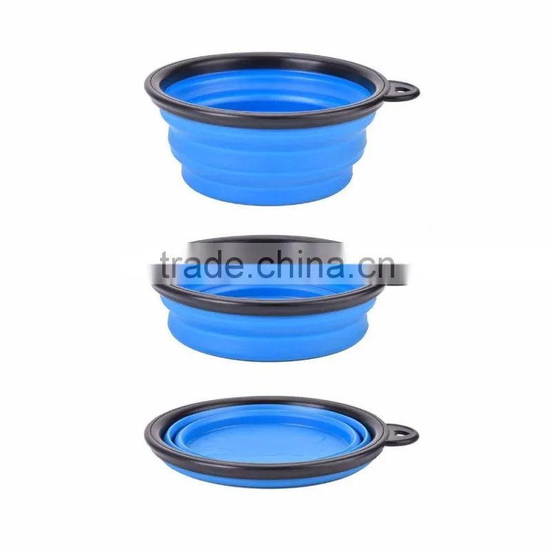 Collapsible Dog Bowl Travel Silicone Dog Pet Feeder