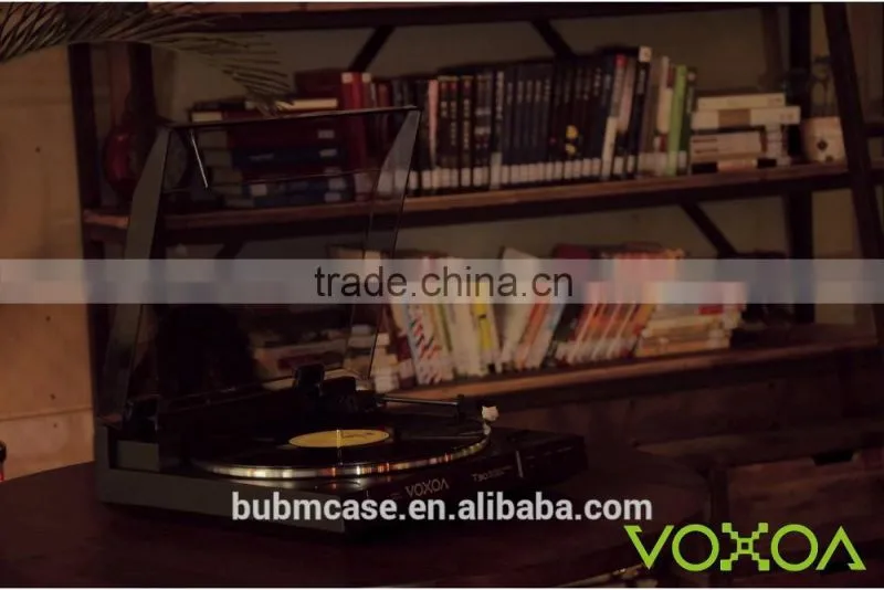 VOXOA T30 Full-Auto belt-drive turntable player, modern phonograph, USB record player