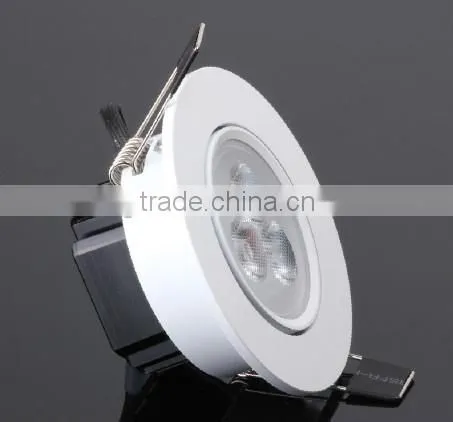 Adjustable led downlight 3*1w led ceiling light