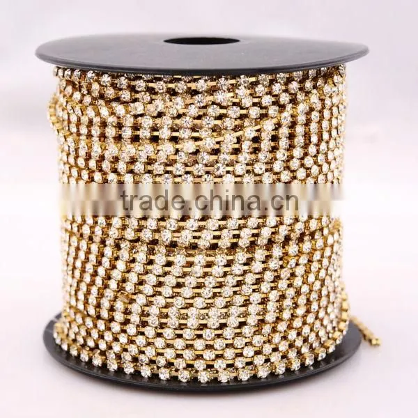 2014 point back crystal glass chatons rhinestone