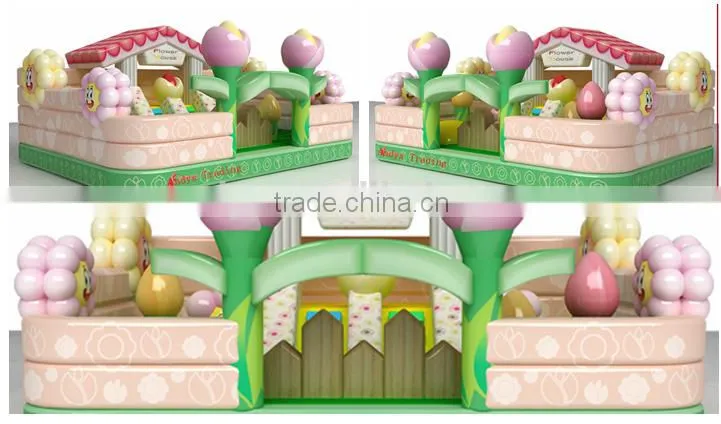 ADS 2015 new attractive inflatable playground with Korean style for commercial use
