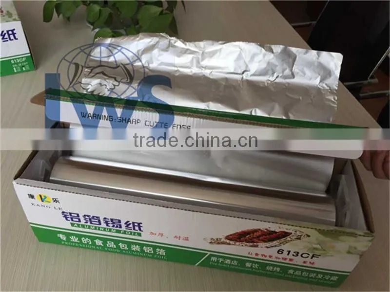 Alu foil paper roll for barbecue and baking