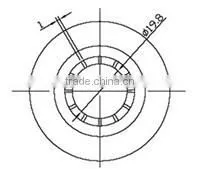High performance round plastic microphone
