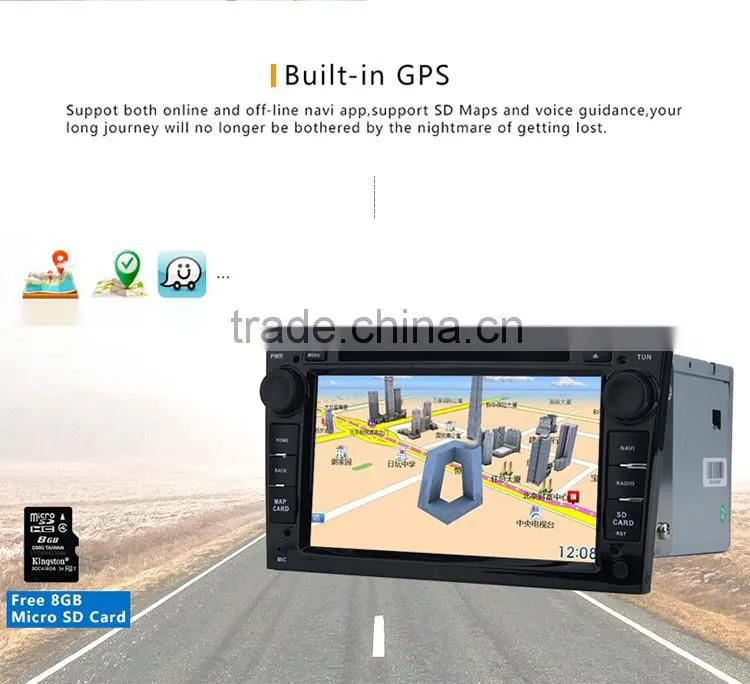 Wholesale obd2 double din car dvd gps navigation android for opel zafira from 2005 mondeo focus