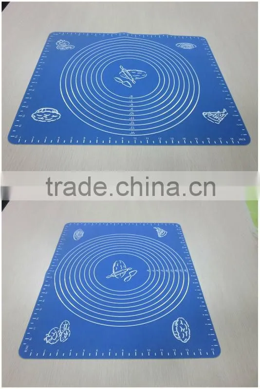 LFGB,FDA proved top quality silicone baking mat,cut shape silicone mat