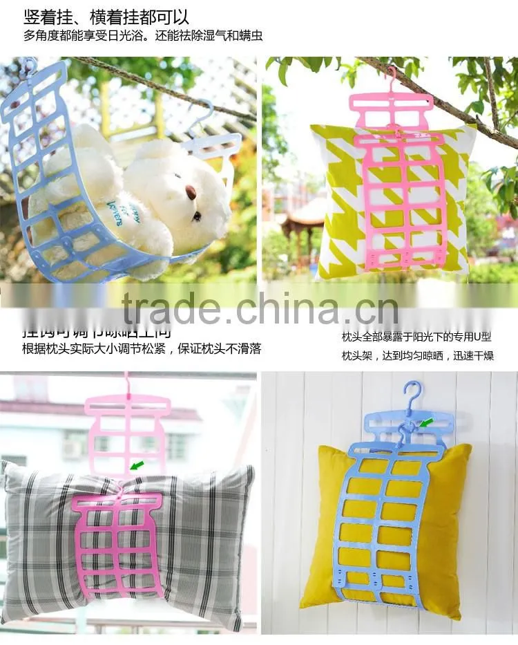 Pillow toy drying hanger
