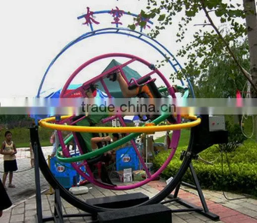 Kermis Human Gyroscope Trailer Mounted Small Amusement Rides