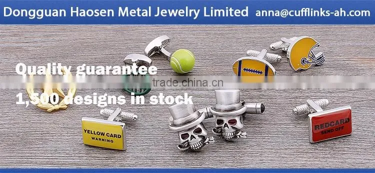 Luxury Quality Brass Watch Movement Custom Cufflinks For Men