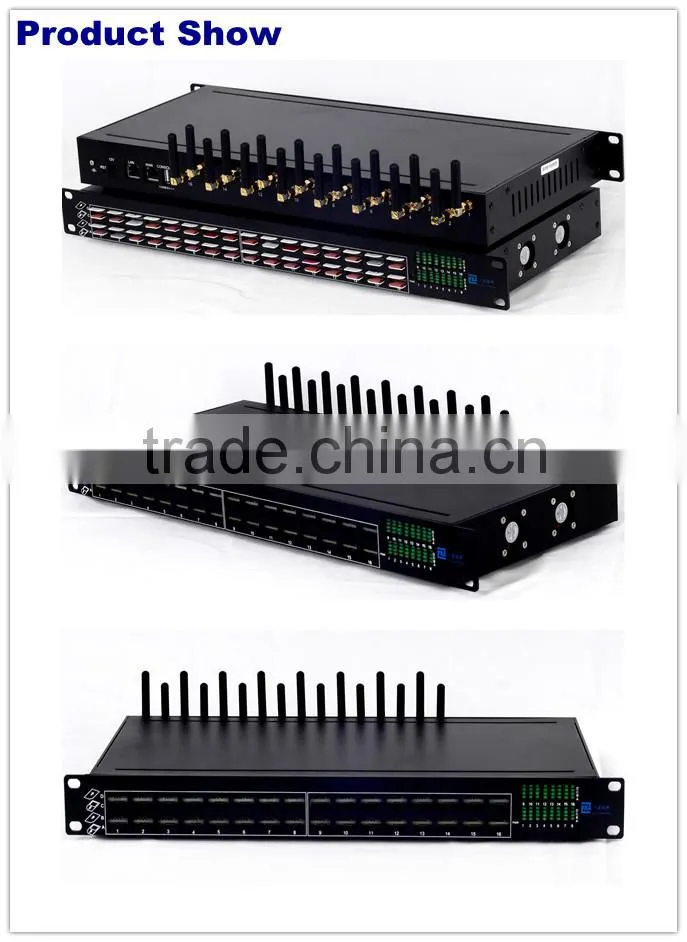 Ejointech ACOM516-64 free SMS 16 port 64 cards CDMA 800Mhz gateway