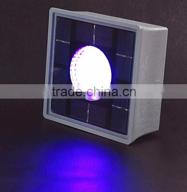 Install into the ground solar brick led paver light
