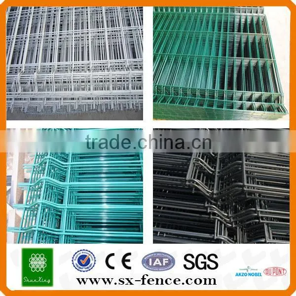 Galvanizedpvc coated welded wire mesh fence panel(Anping shunxing factory)