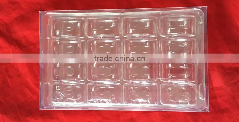 16 Pcs Clear Plastic Mcaron Box Customized Packaging
