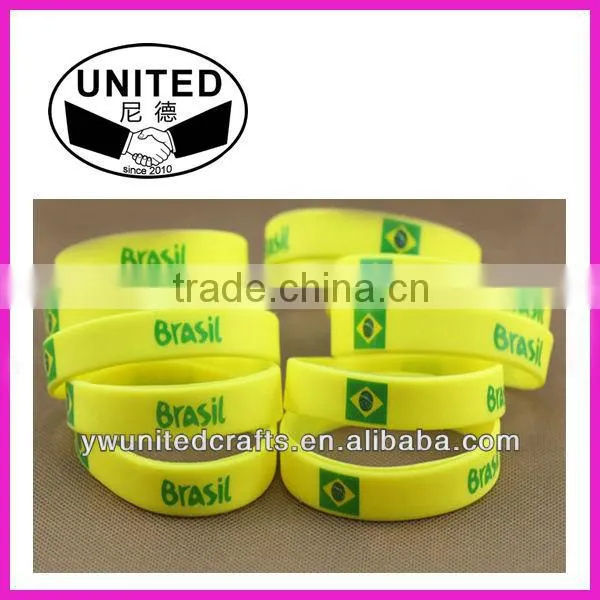 World Cup silicone band with Team logo