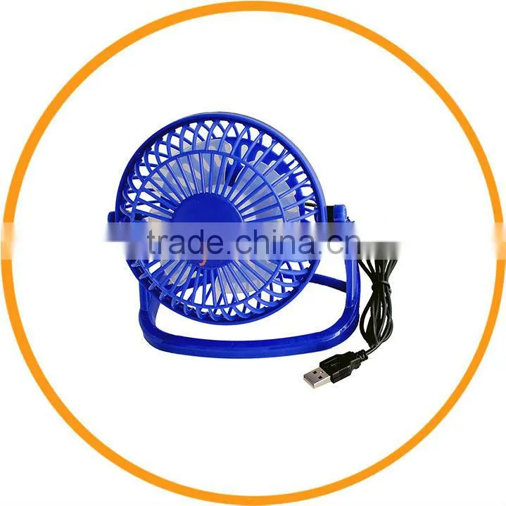 360 Degree Adjustable Laptop USB MiniI Cooling Fan with Switch Yellow from Dailyetech